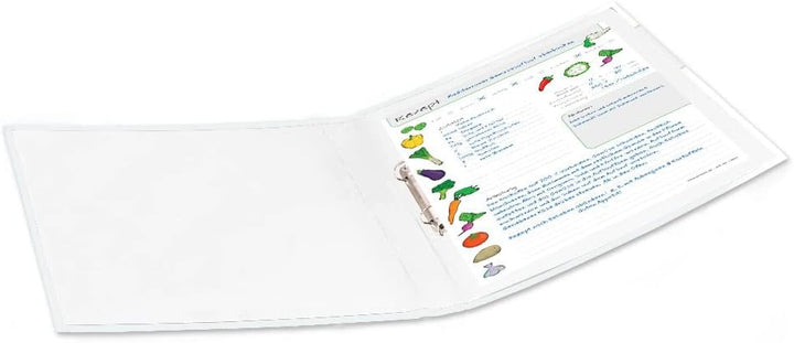 PRICARO Rezeptordner mit Rezeptblock "Querbeet", A4