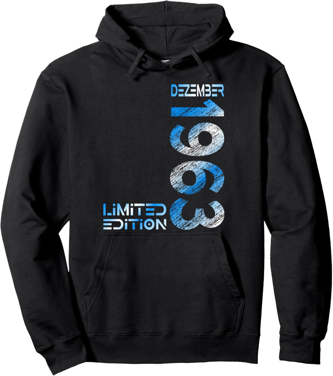 Dezember 1963 Mann Frau 60. Geburtstag Limited Edition Pullover Hoodie