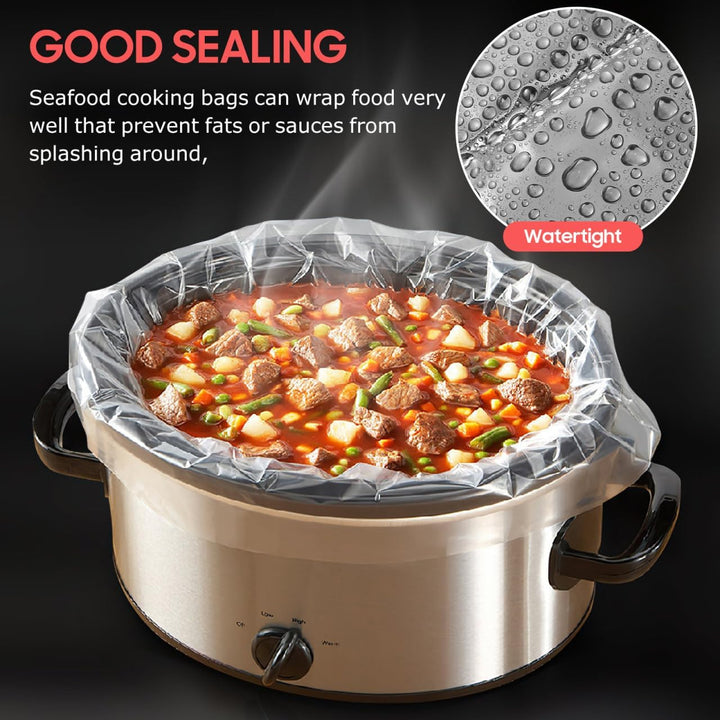 Yardwe Ofenbeutel Pet 50 Stück Hochtemperaturbeständig 25X38 Cm Bratbeutel Für Hähnchen Fisch Gemüse