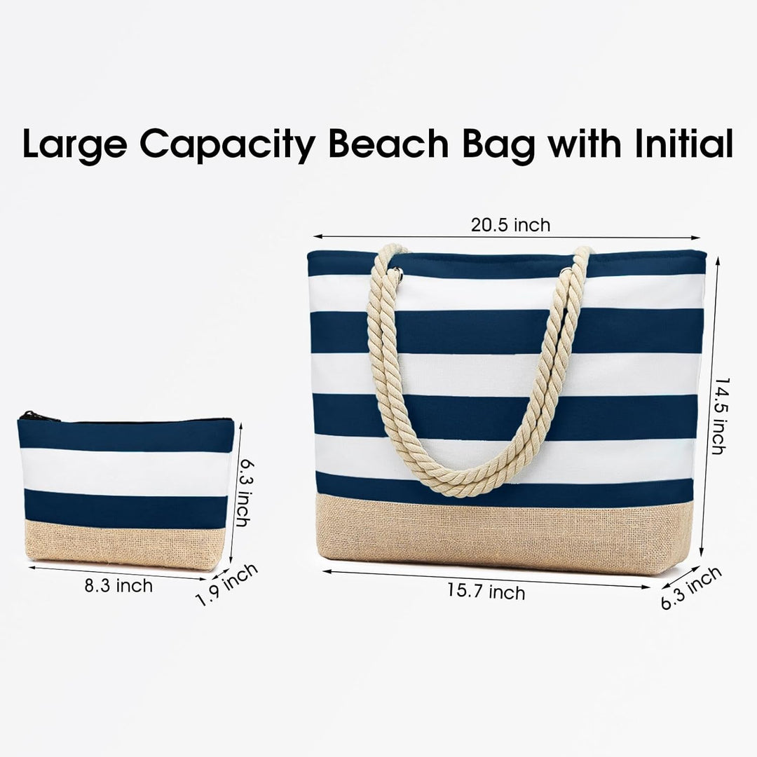 oscaurt Strandtasche Badetasche XXL Shopper Tasche Damen Umhängetasche Wasserdicht Beach Tote Bag mi