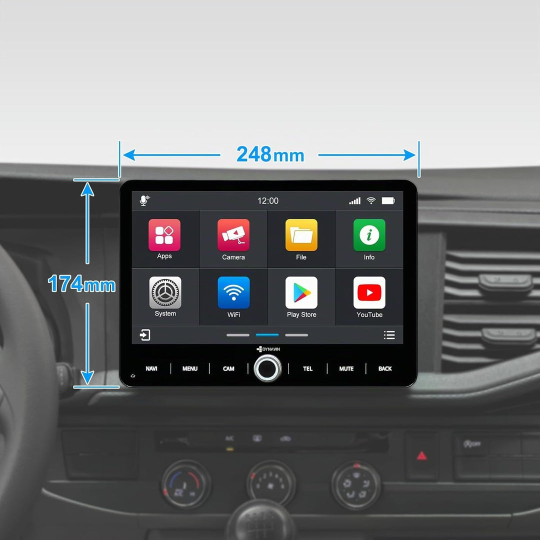 DYNAVIN Android Autoradio Navi für VW T6.1 Golf Sportsvan, 10,1 Zoll Radio mit Wireless Carplay und