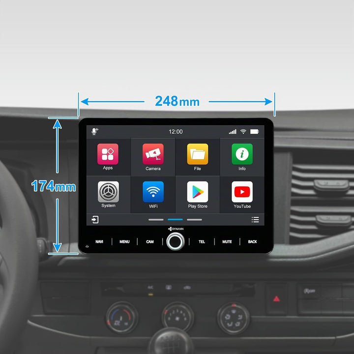 DYNAVIN Android Autoradio Navi für VW T6.1 Golf Sportsvan, 10,1 Zoll Radio mit Wireless Carplay und