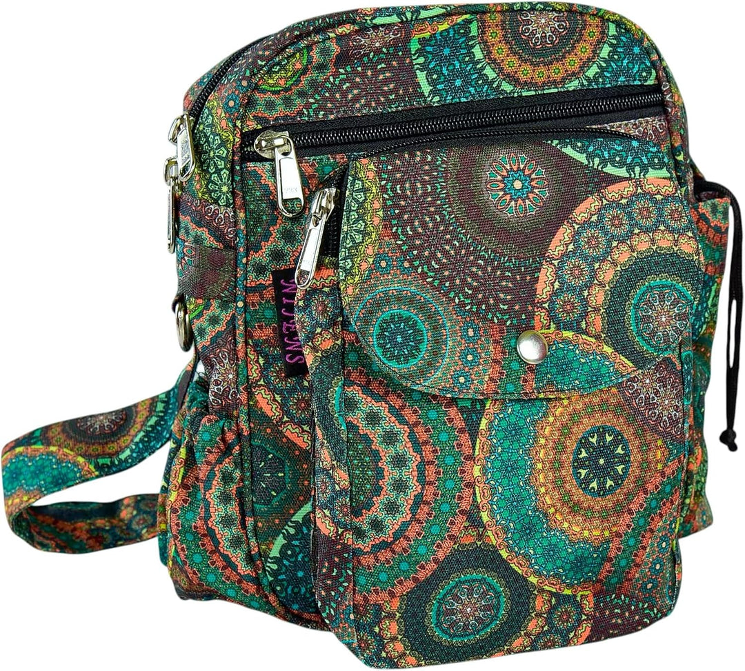 Konstanz Mandala 71083 – Gassitasche mit integriertem Flaschenhalter – Leckerlitasche für Hunde, was