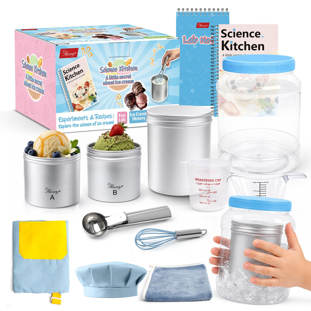 Eiscreme-Set für Kinder ab 5 Jahren, DIY EIS selber Machen, Mint