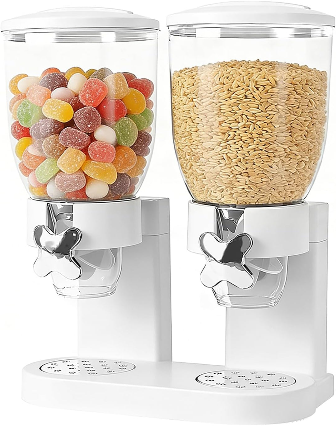 LUPATDY 2er Pack Müslispender 2L, Aufbewahrungsbox Küche Organizer mit Deckel, Cereal Dispenser für