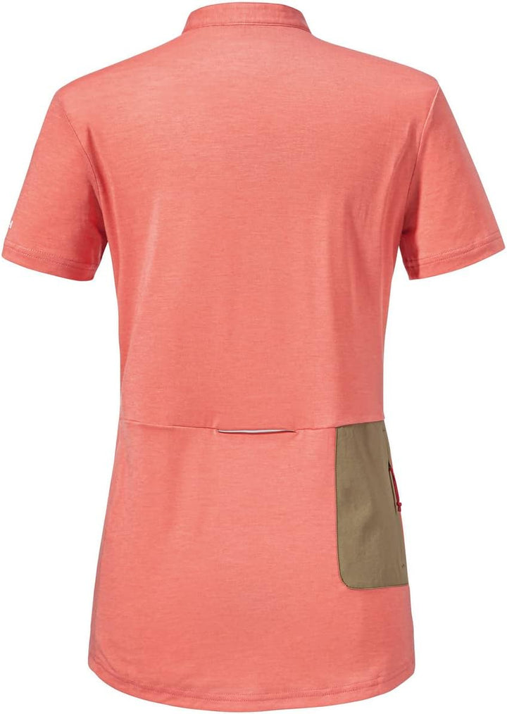 Schöffel Damen Rim Polohemd 42 Georgia Peach, 42 Georgia Peach