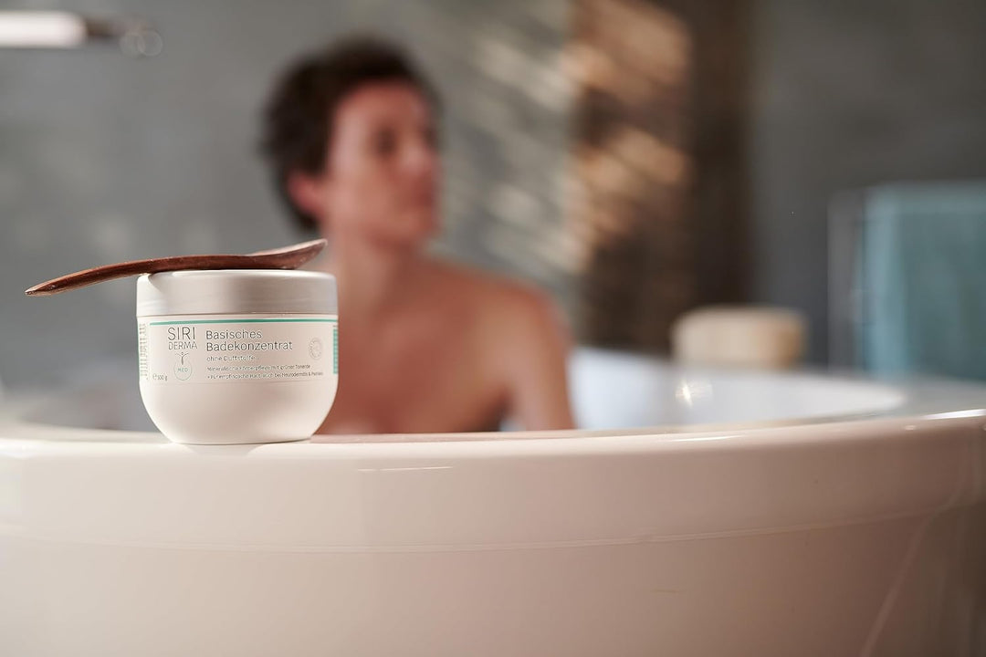 SIRIDERMA Basisches Badekonzentrat | Basenbad ideal als Vollbad, Fussbad und basische Waschung | Auc