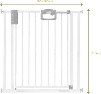 Türschutzgitter Easylock zum Klemmen für Öffnungen 68-232.5 cm aus Metall Passung 192,5 cm - 200,5 c