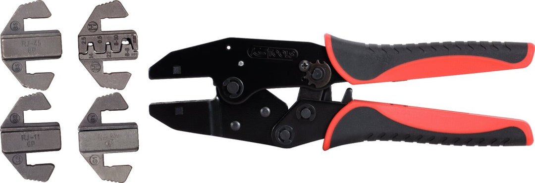 KS Tools 115.1490 Netzwerk-Crimpzangen-Satz, 5-tlg.