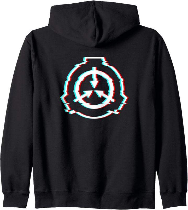 SCP-Foundation logo, Glitch-effect Kapuzenjacke