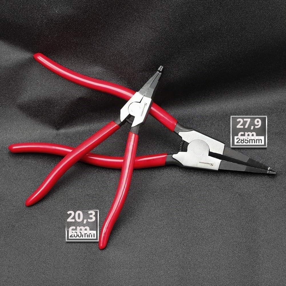 SPEEDWOX 20,3 cm Sicherungsringzange zum Entfernen der Installation von Gangschaltung Verriegelungsr