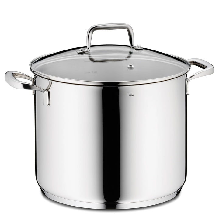 Kela 10177 Flavoria Gemüsetopf, 18/8 Stainless Steel, 8 liters, 8 l