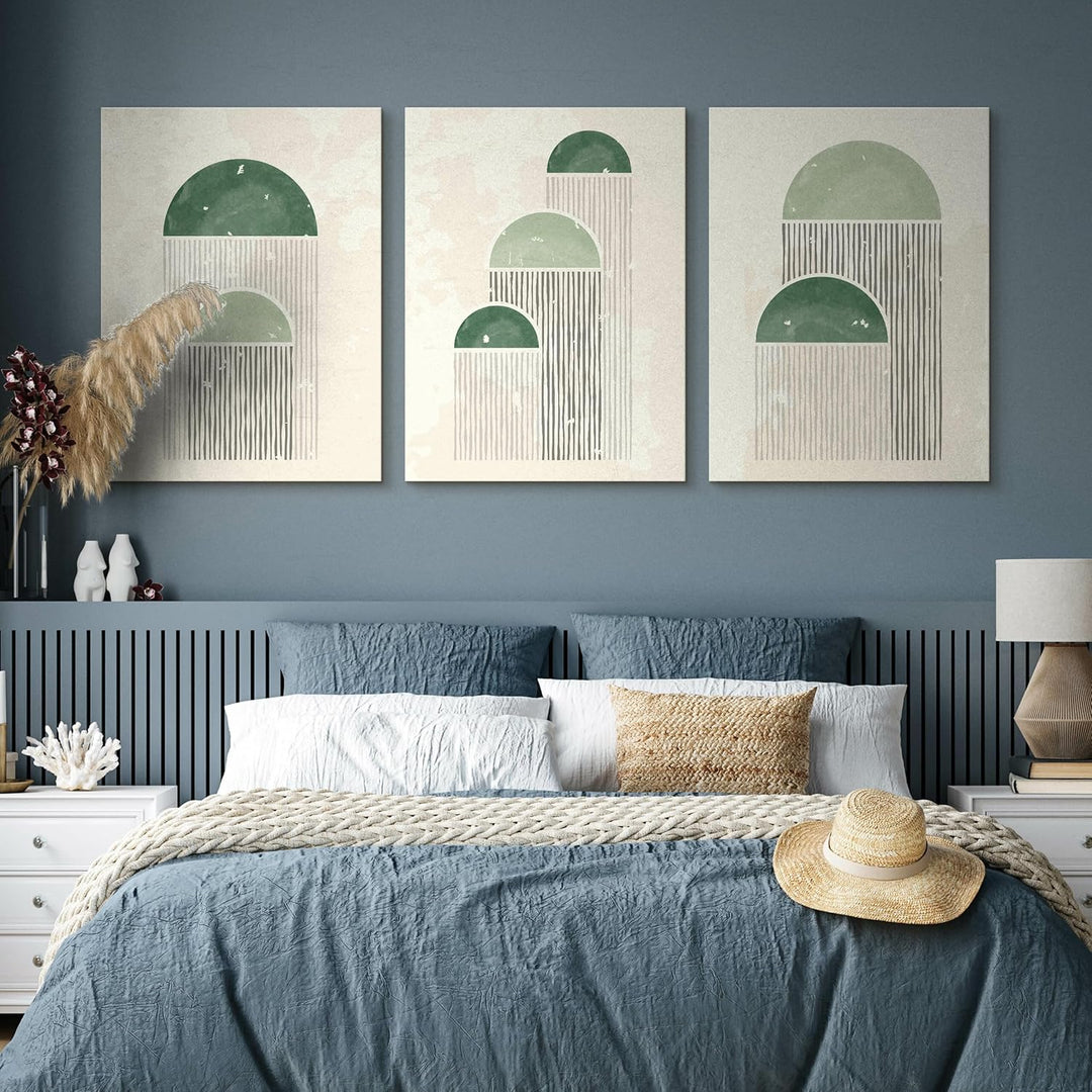 Muralo - Wandbilder Set - Leinwand Bilder Set Aufhängefertig - Bilder für Wohnzimmer Schlafzimmer -