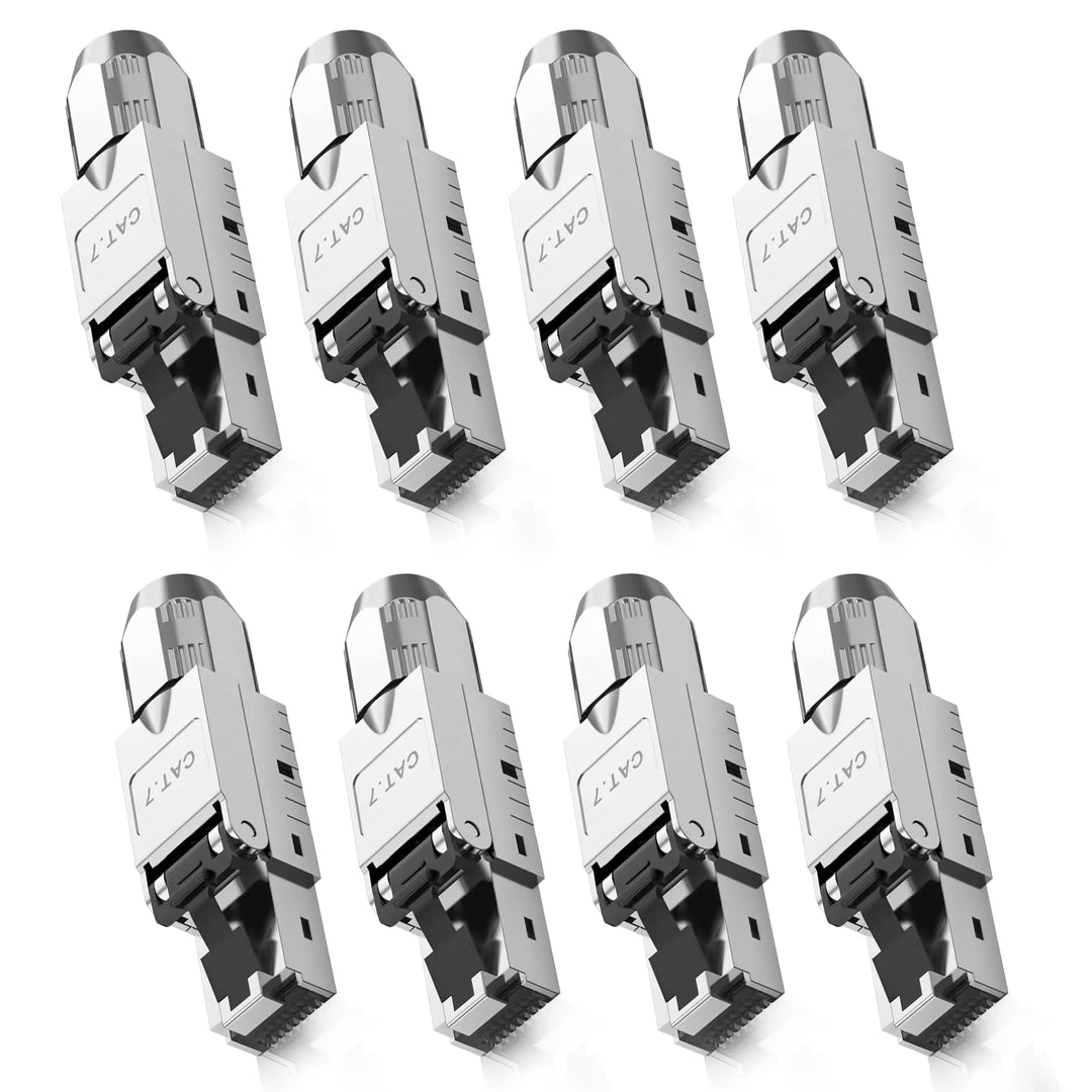 CAT 7 RJ45 Stecker Netzwerkstecker, rj45 stecker werkzeuglos LSA, vollgeschirmt STP, 10 Gbit/s (10GB