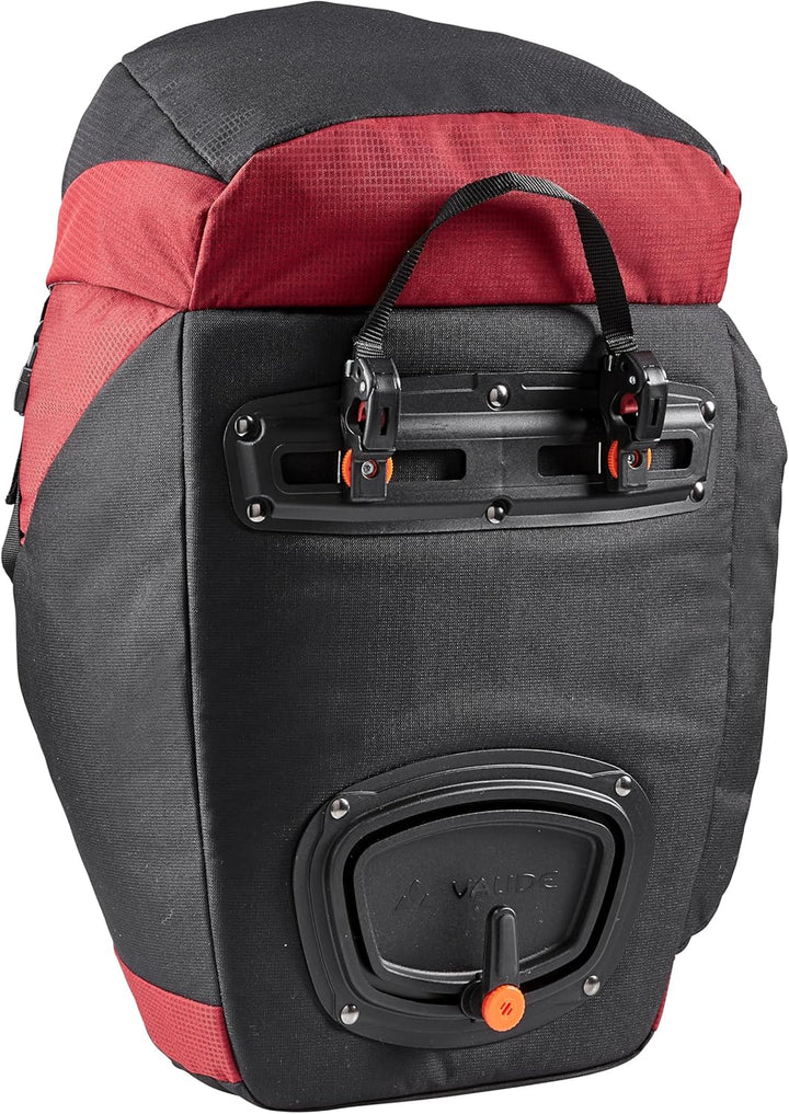 Vaude OnTour Back Hinterradtaschen, Einheitsgrösse Einheitsgrösse Black/Carmine, Einheitsgrösse Blac