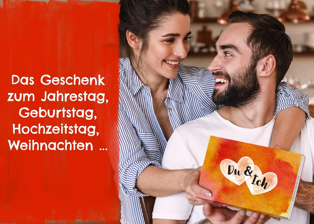 Herzmeister Geschenk für Paare - 50 unvergessliche Date Ideen für Paare - Pärchen Geschenk für eine
