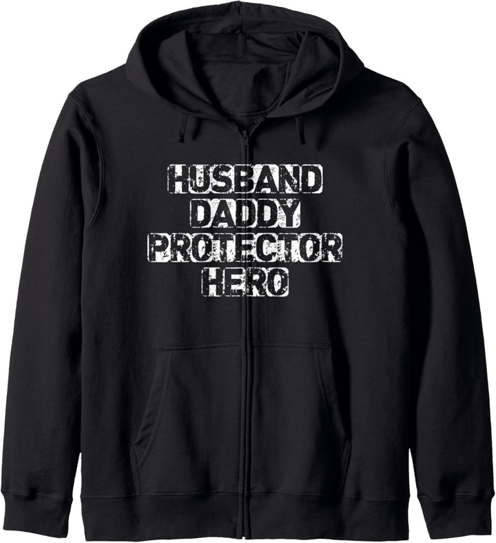 EHEMANN DADDY PROTECTOR HERO Vatertag für Papa Frau Kapuzenjacke