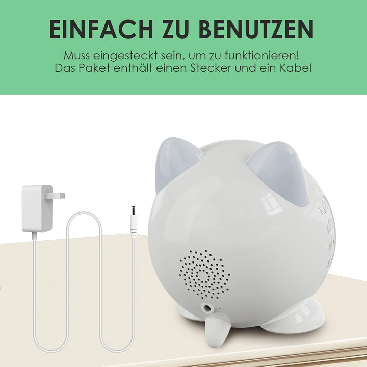 FiveHome Wecker Kinder-Schlaftrainer Kinder Kinderwecker Digital Lichtwecker mit 11 Farben Nachtlich