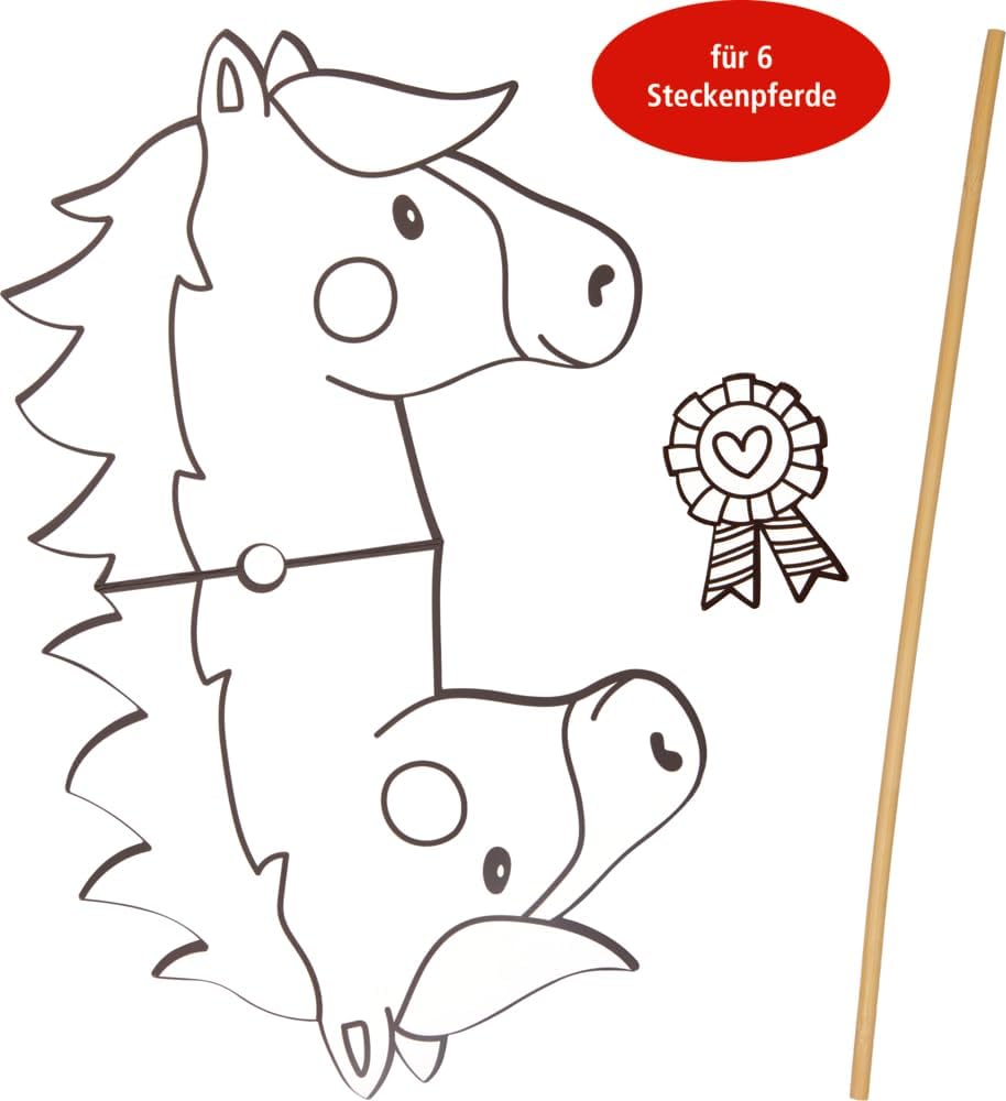Die Spiegelburg - Steckenpferd-Bastelset - Mein kl. Ponyhof
