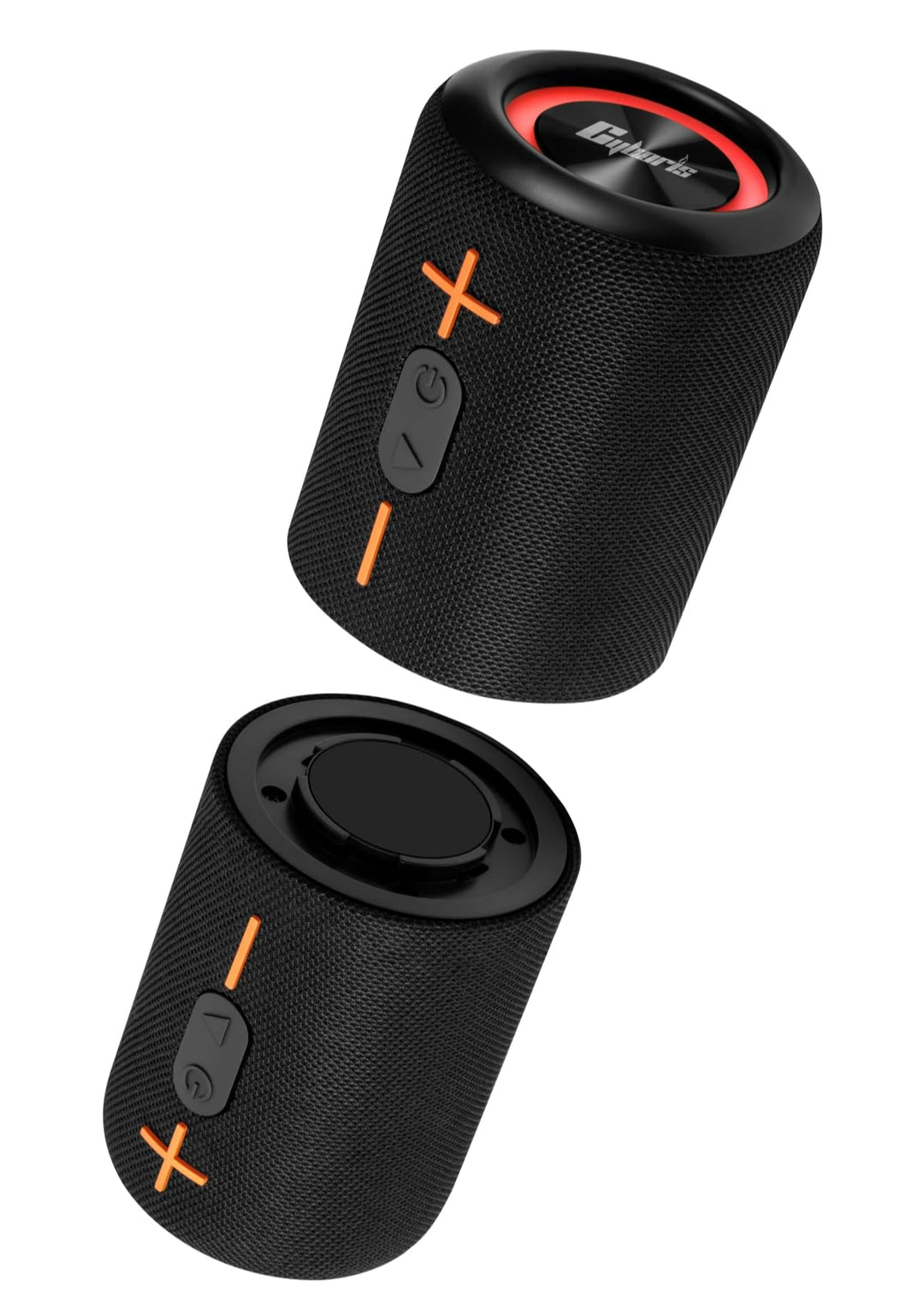CYBORIS 2 Tragbarer Bluetooth Lautsprecher, Wasserdicht, Split Wireless, 20W Stereo-Sound, 24h Spiel