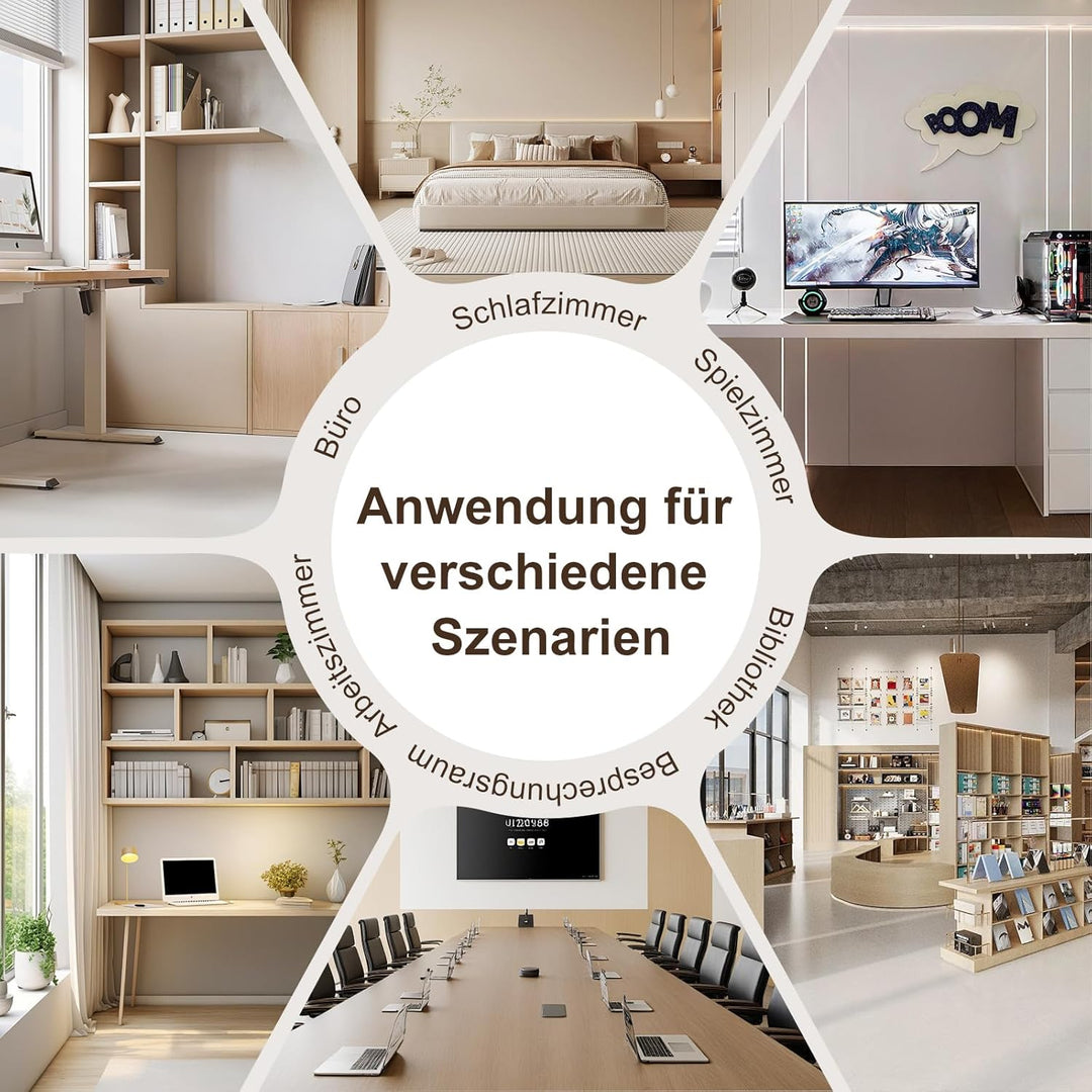 Schreibtischstuhl Bürostuhl Homeoffice bis 136kg Drehstuhl Samt Schminkstuhl mit Armlehnen Rollen Er