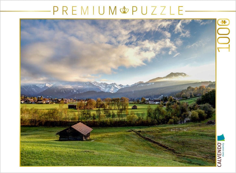 CALVENDO Puzzle Oberstdorf 1000 Teile Lege-Grösse 64 x 48 cm Foto-Puzzle Bild von TomKli, 1000 Teile