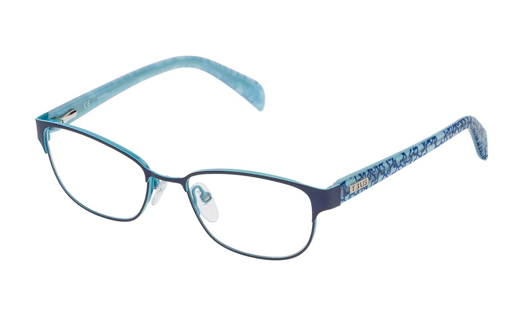 Tous Unisex Kinder S0350803 Brillenfassungen auf Rezept, blau, 49 mm