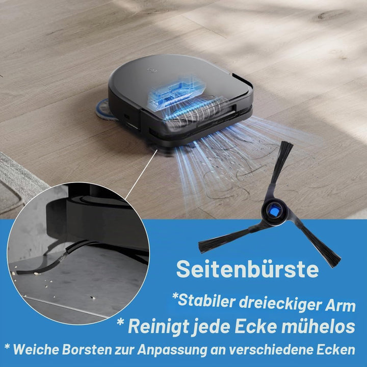 Zubehör für ECOVACS DEEBOT X5 Omni Saugroboter, Ersatzteile Set für ECOVACS X5 Pro mit 1 Hauptbürste