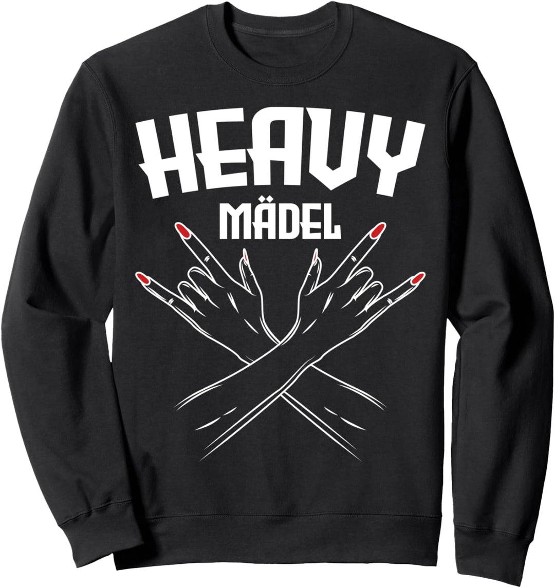 Heavy Mädel Heavy Metal Frauen Sweatshirt