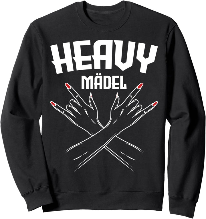 Heavy Mädel Heavy Metal Frauen Sweatshirt