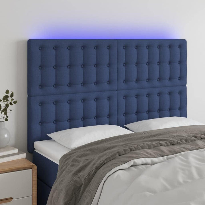 vidaXL LED Kopfteil Bettkopfteil Polsterkopfteil Betthaupt für Bett Bettgestell Bettrahmen Schlafzim