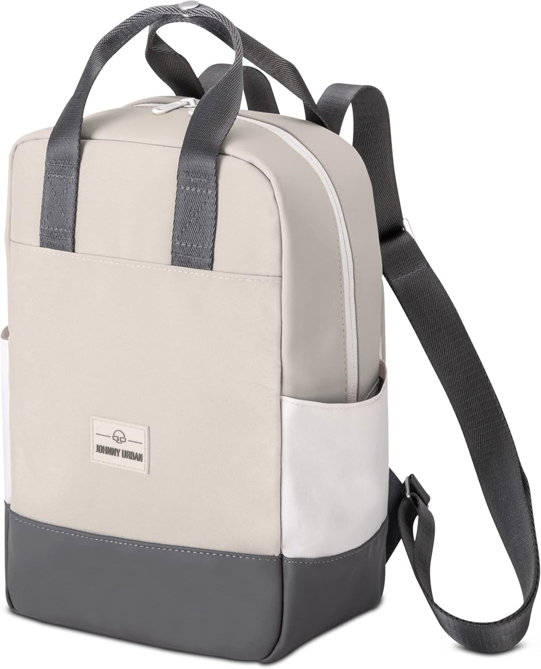 Johnny Urban Rucksack Damen Klein Sand Grau - Jona Small - Stylischer Kleiner Mini Cityrucksack mit