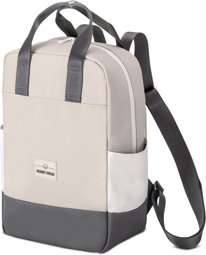 Johnny Urban Rucksack Damen Klein Sand Grau - Jona Small - Stylischer Kleiner Mini Cityrucksack mit