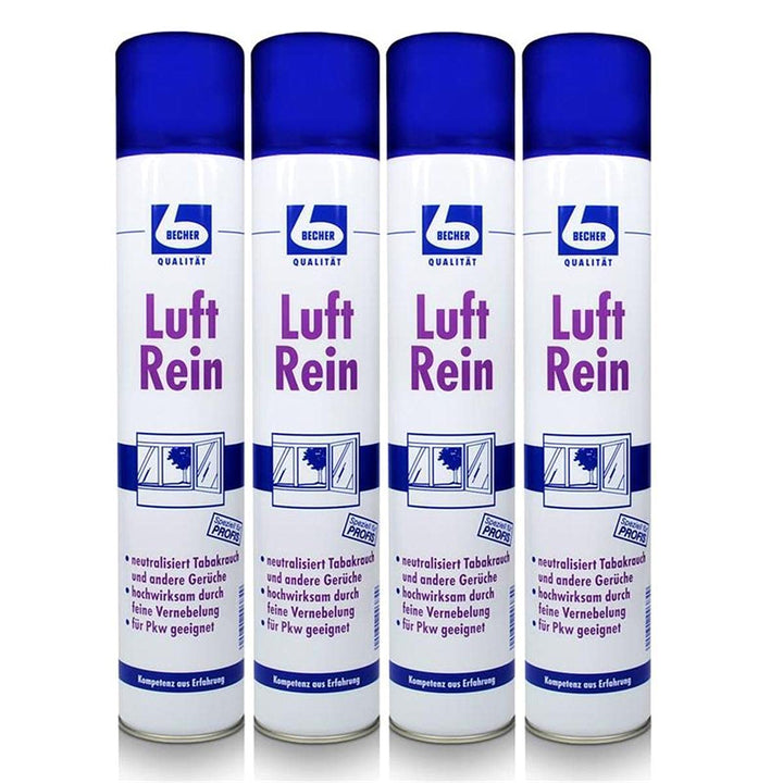 4x Dr. Becher Luft Rein Neutralisationsspray 500ml