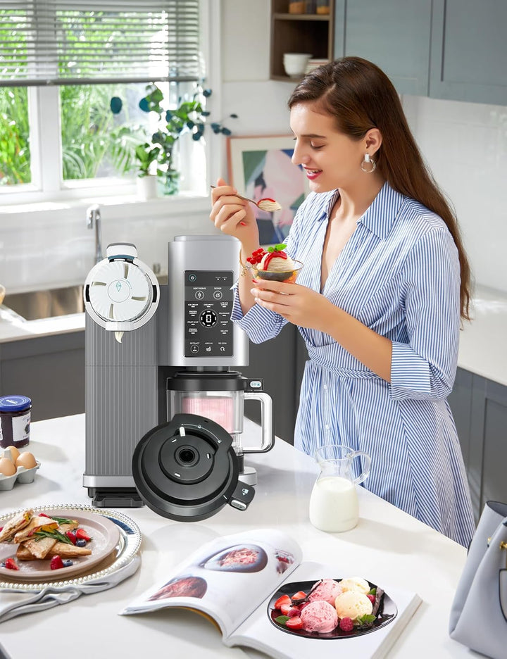 Ersatz Deckel für Ninja Swirl NC701EU Eismaschine Aussenschalendeckel Auslaufsicherer Ersatzdeckel K