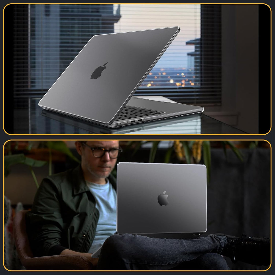 Fintie Hülle Kompatibel mit MacBook Air 13.6 Zoll M5 M4 M3 M2 A3449 A3240 A3113 A2681 (2026-2022), [