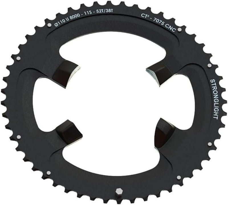 Stronglight Unisex – Erwachsene Ultegra FC-R8000 Kettenblatt, Schwarz, One Size