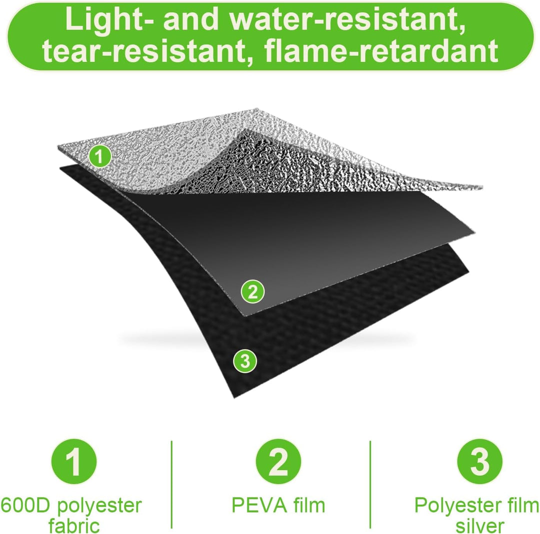 Daromigo Growzelt 80 * 80 * 180cm Homegrowing Zuchtzelt für Pflanze Lichtdicht und Wasserdicht Anbau