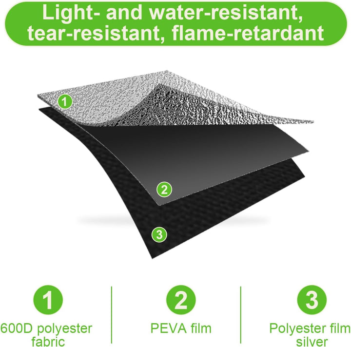 Daromigo Growzelt 80 * 80 * 180cm Homegrowing Zuchtzelt für Pflanze Lichtdicht und Wasserdicht Anbau