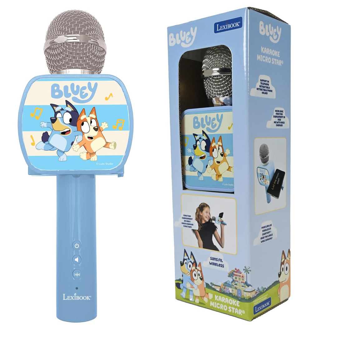 Lexibook, Bluey, kabelloses Mikrofon, MIC240BY