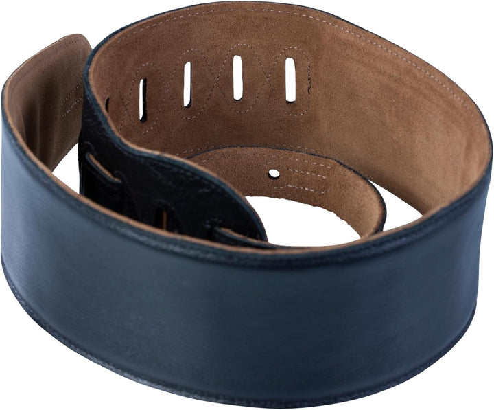 Levy's Leathers M4GF-BLK Gitarrengurt Garment Leather Suede Back Padded 3 1/2"" - Black", schwarz, s