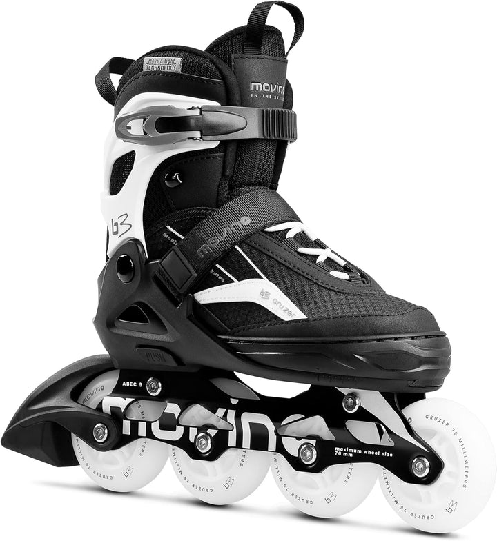 Movino Inline Skates | Cruzer B2/B3/Two | Verstellbare Rollschuhe | Damen Mädchen Jungen Inliner | I