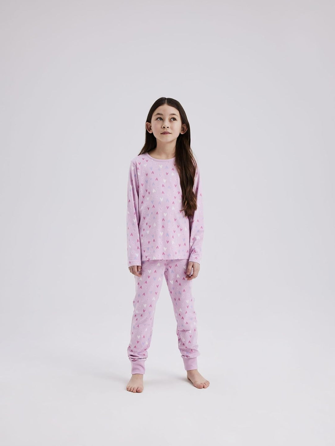 NAME IT Mädchen Nkfnightset Pink Hearts Noos, 86-92