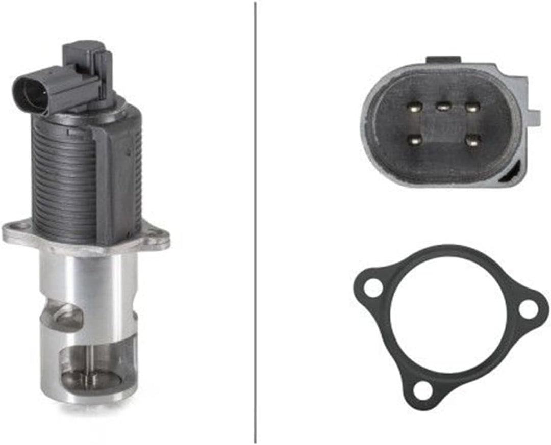 HELLA 6NU 010 171-521 AGR-Ventil - elektrisch - 5-polig - mit Dichtung