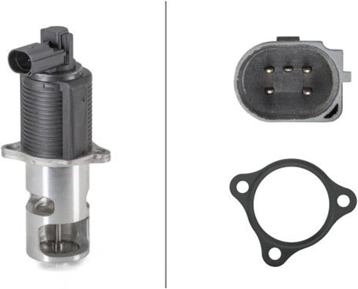 HELLA 6NU 010 171-521 AGR-Ventil - elektrisch - 5-polig - mit Dichtung