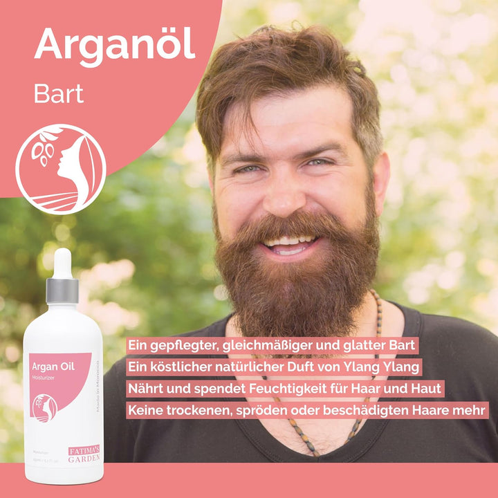 Fatima's Garden Bartöl - Bio-Mischung für Bartpflege, 100ml Beard Oil 100 ml (1er Pack), Beard Oil 1
