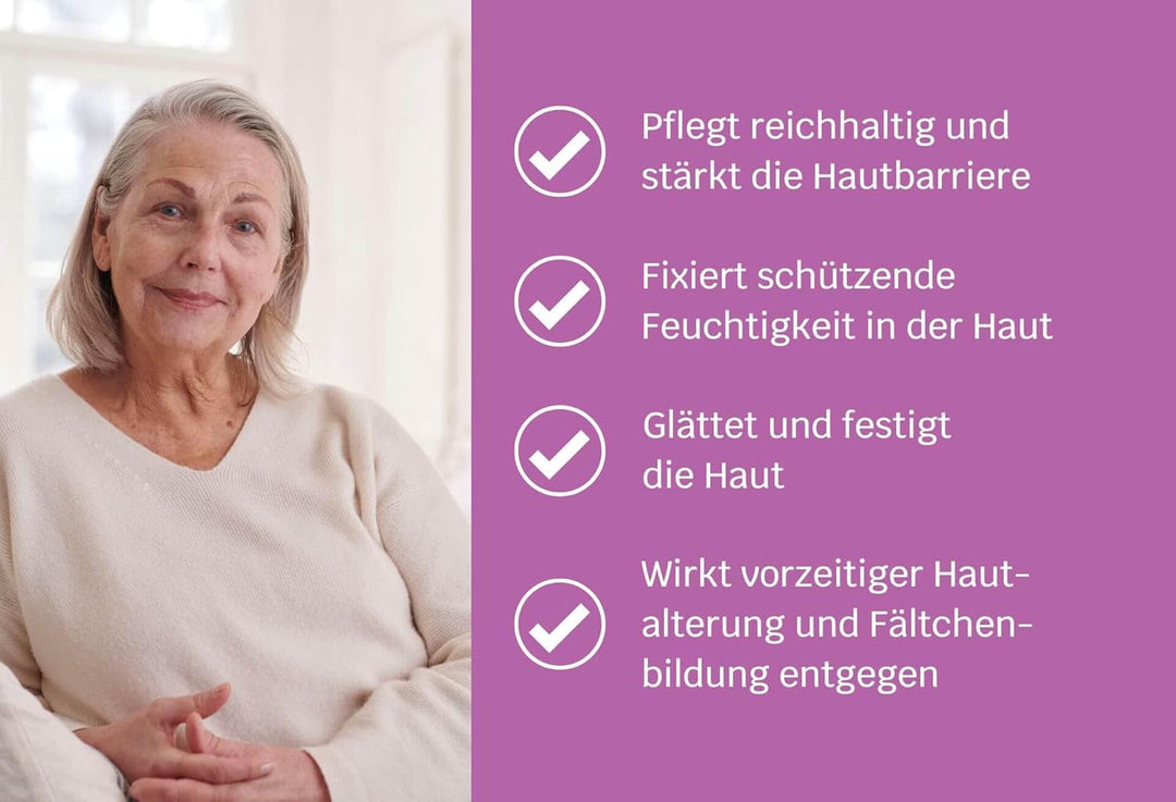 SIRIDERMA Exklusiv Vital Creme | 50 ml | Ohne Duftstoffe | Glättende Pflege für anspruchsvolle und r