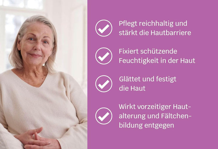 SIRIDERMA Exklusiv Vital Creme | 50 ml | Ohne Duftstoffe | Glättende Pflege für anspruchsvolle und r