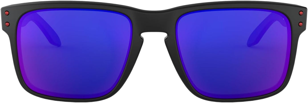 Oakley Sonnenbrille Holbrook W/Warm Matte Black / Positive Red Iridium, Matte Black / Positive Red I