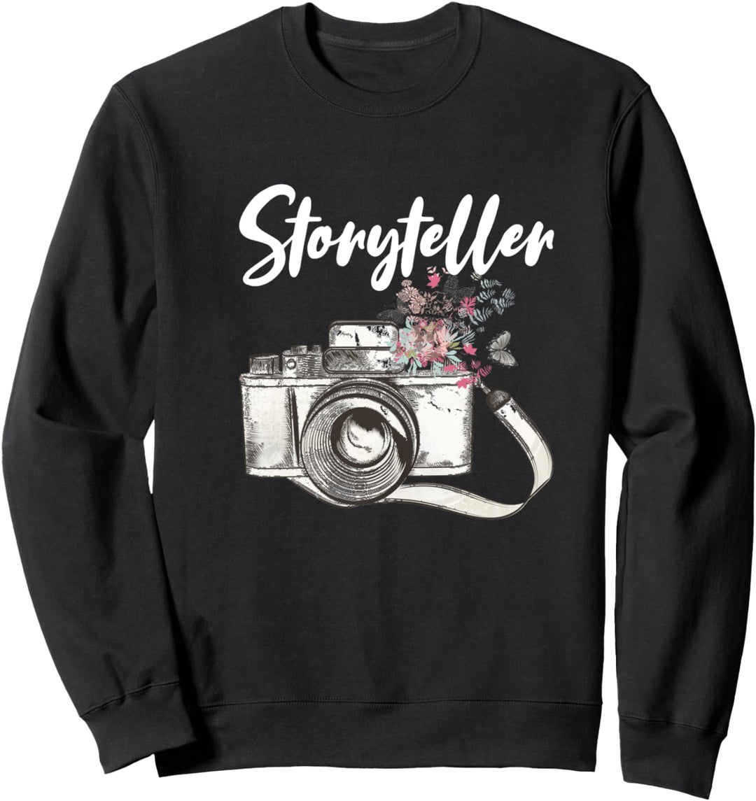 Hochzeitsfotograph Geschenk Fotografie Künstler Storyteller Sweatshirt